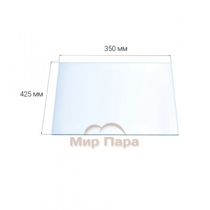 Стекло Везувий для дверки Панорама (0,425х0,350)